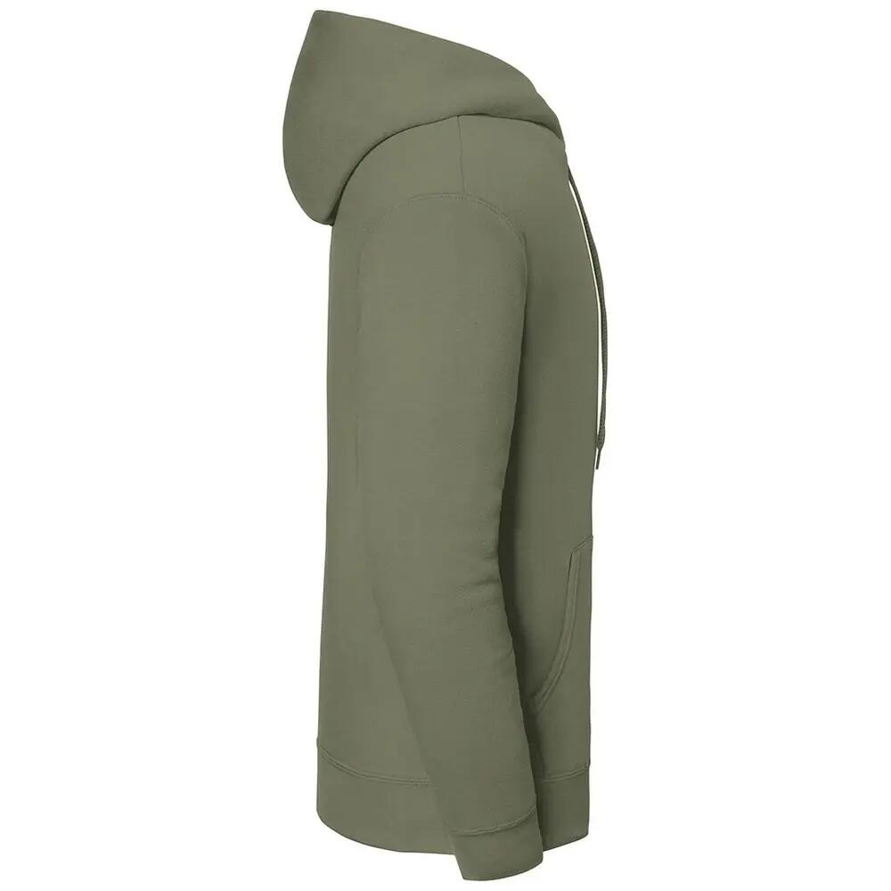 "Iconic Premium" Kapuzenpullover für Herren Klassisch Olivgrün 3/3