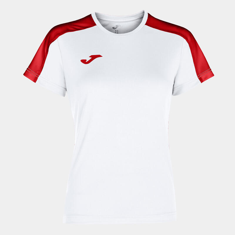 Maillot manches courtes Fille Joma Academy iii blanc rouge