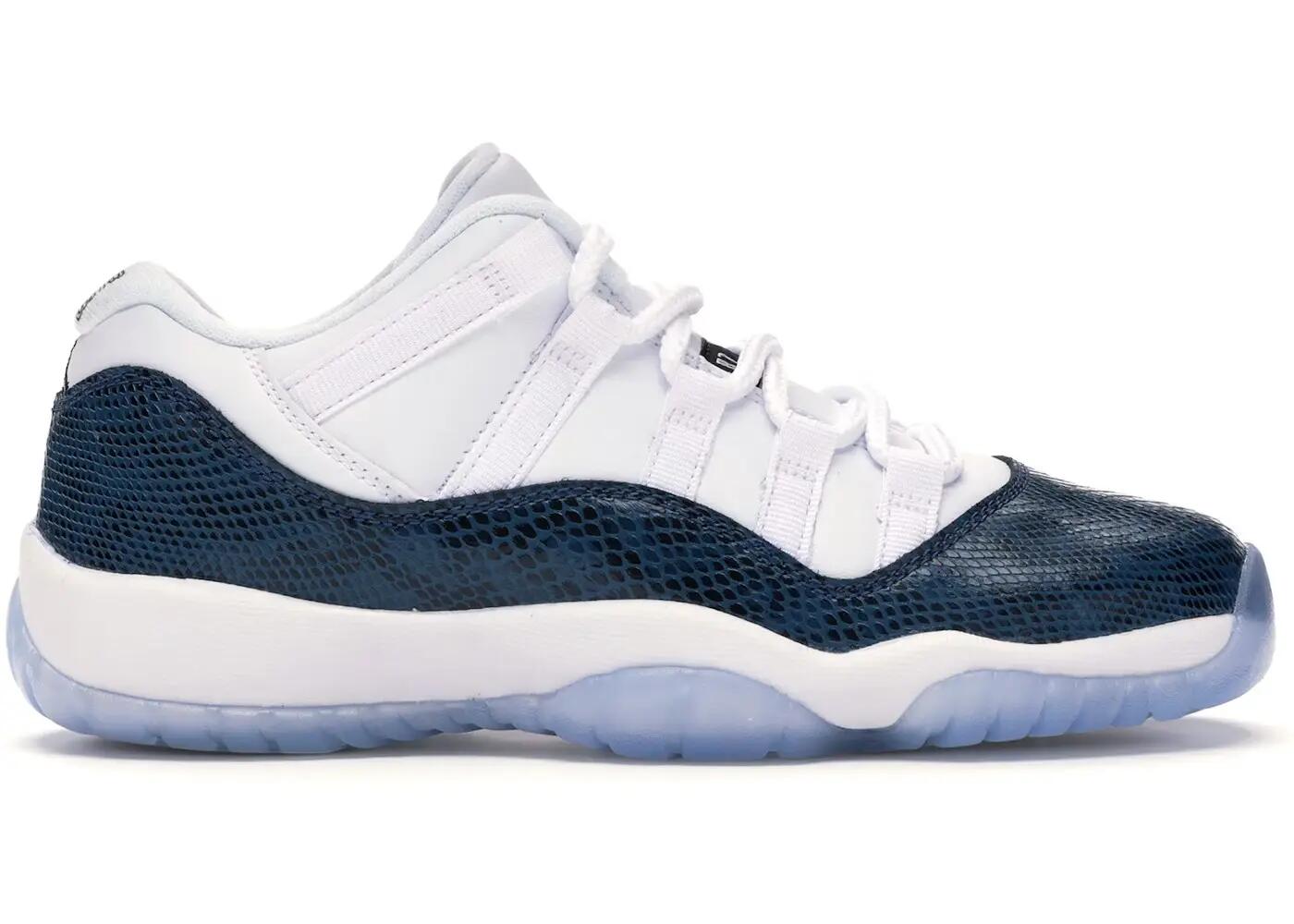 Chaussures - Sport - Enfants - J11 Retro Low Snake - Bleu/Noir 1/3