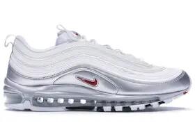 Chaussures - Marche - Hommes - Air Max 97 - Blanc/Rouge 3/3