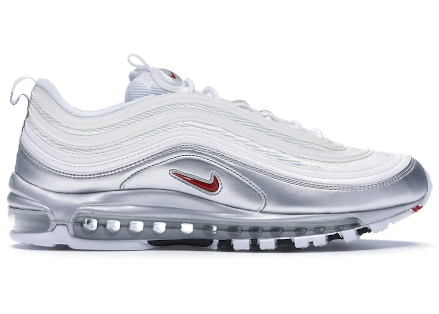 Chaussures - Marche - Hommes - Air Max 97 - Blanc/Rouge 2/3