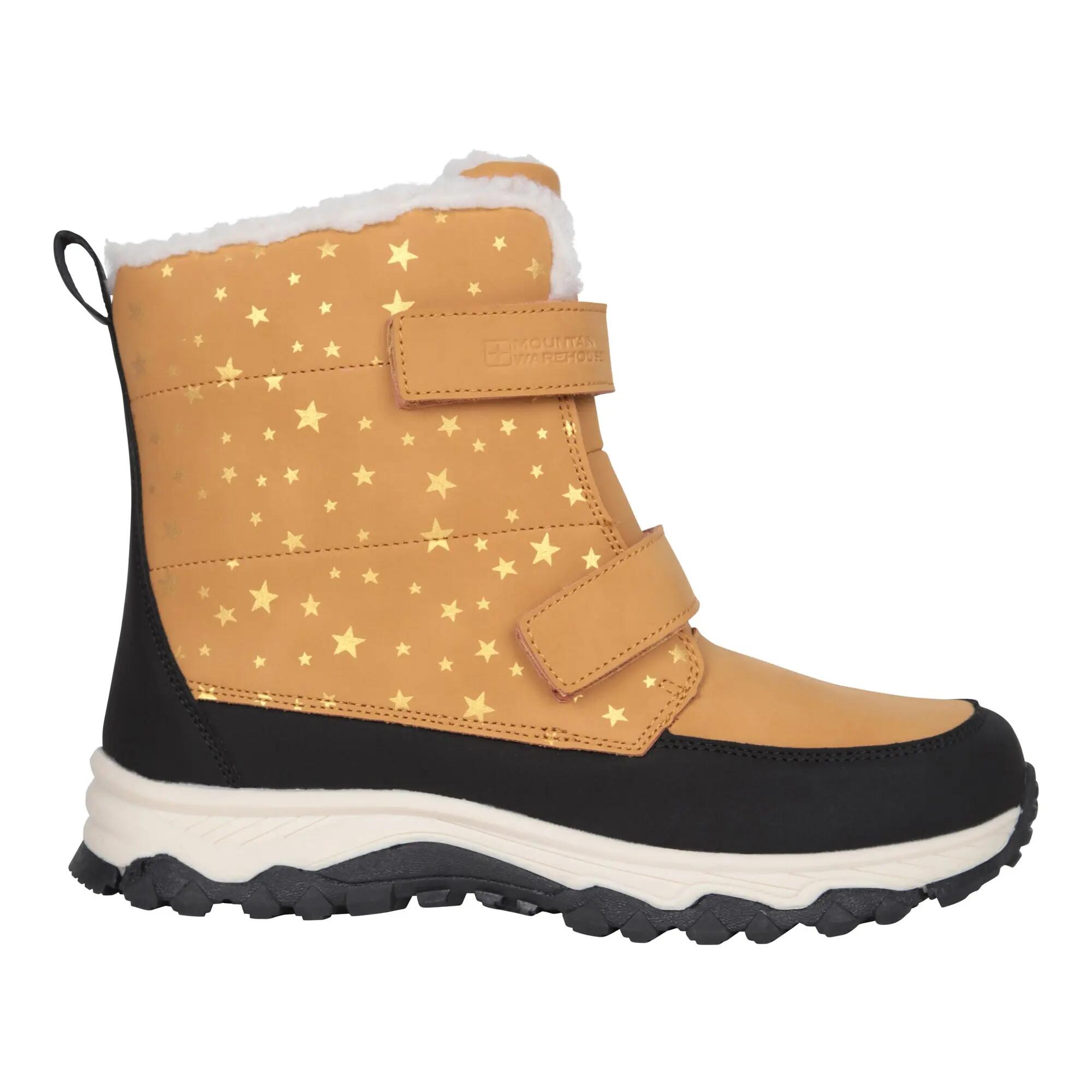 Stivali Da Neve InvernoBambini Mountain Warehouse Flurry Adaptive Marrone Chiaro 4/5