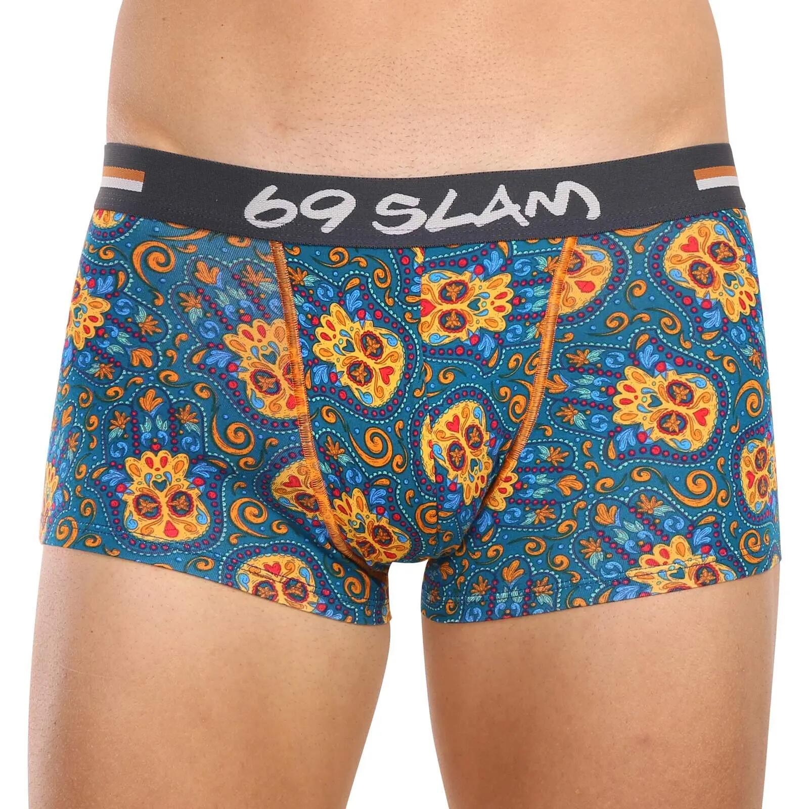 SLAM Pánské boxerky hip bamboo hamsa hand elijah (MHBHHD-BB)