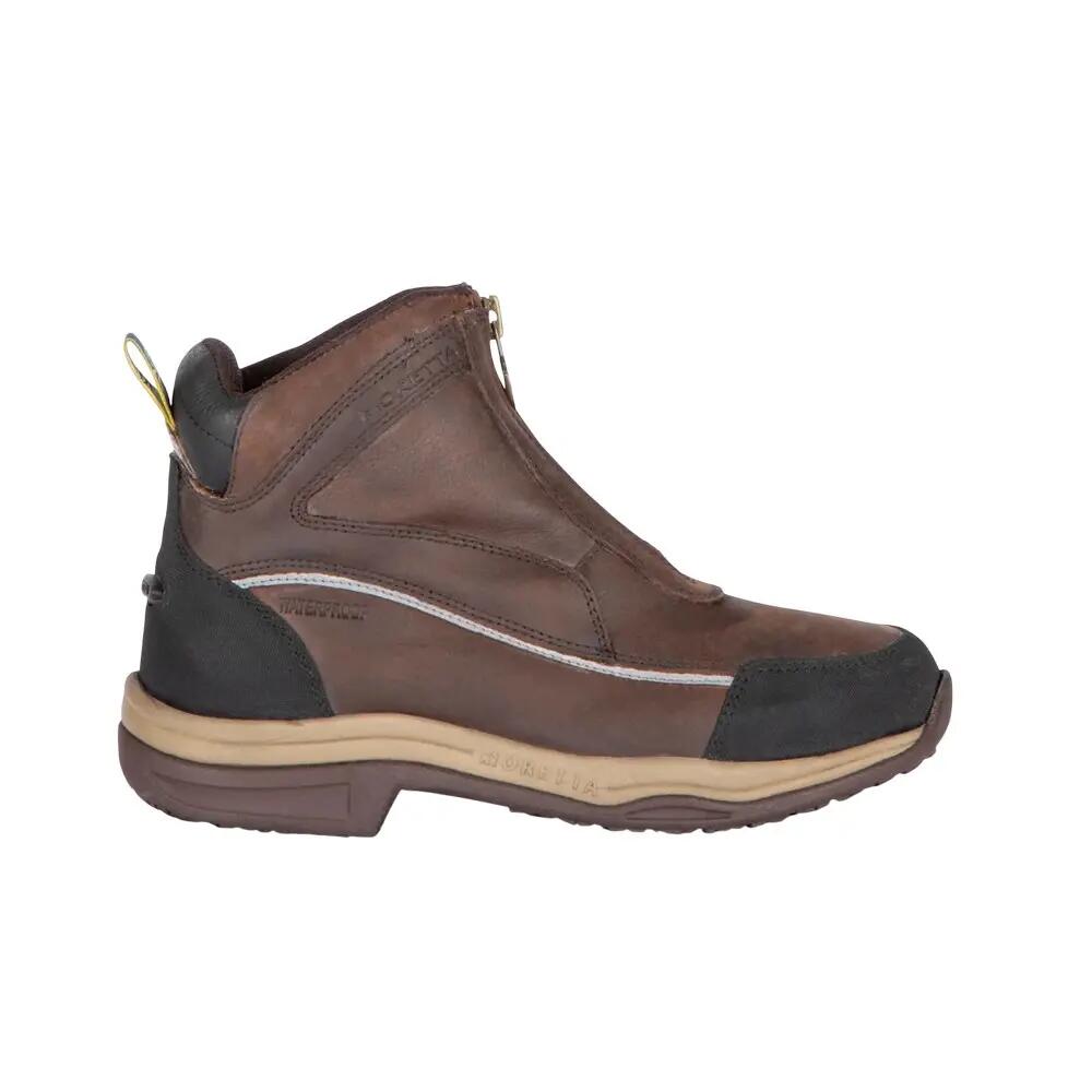 Childrens/Kids Vittoria XGrip Leather Paddock Boots (Brown) 4/5