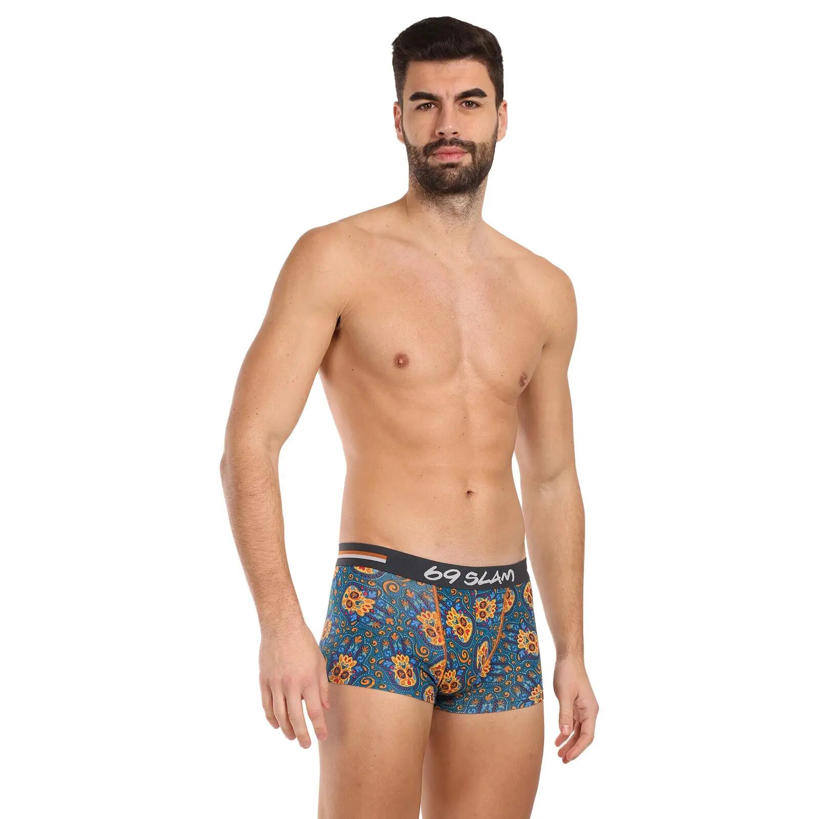 Pánské boxerky hip bamboo hamsa hand elijah (MHBHHD-BB) 5/5