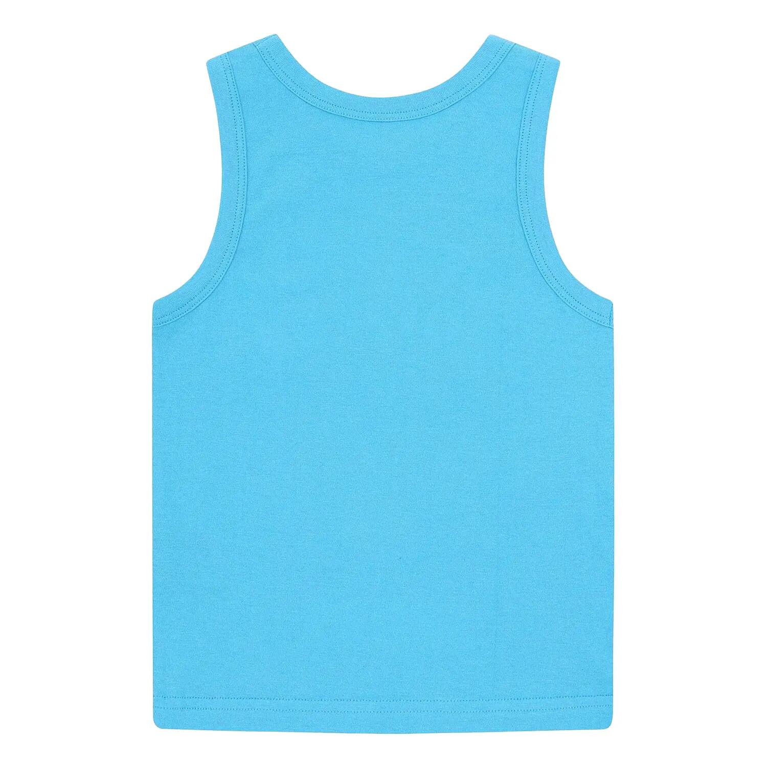 Ensemble Haut Et Short Motif/style Emblème Garçon (Bleu) 3/7