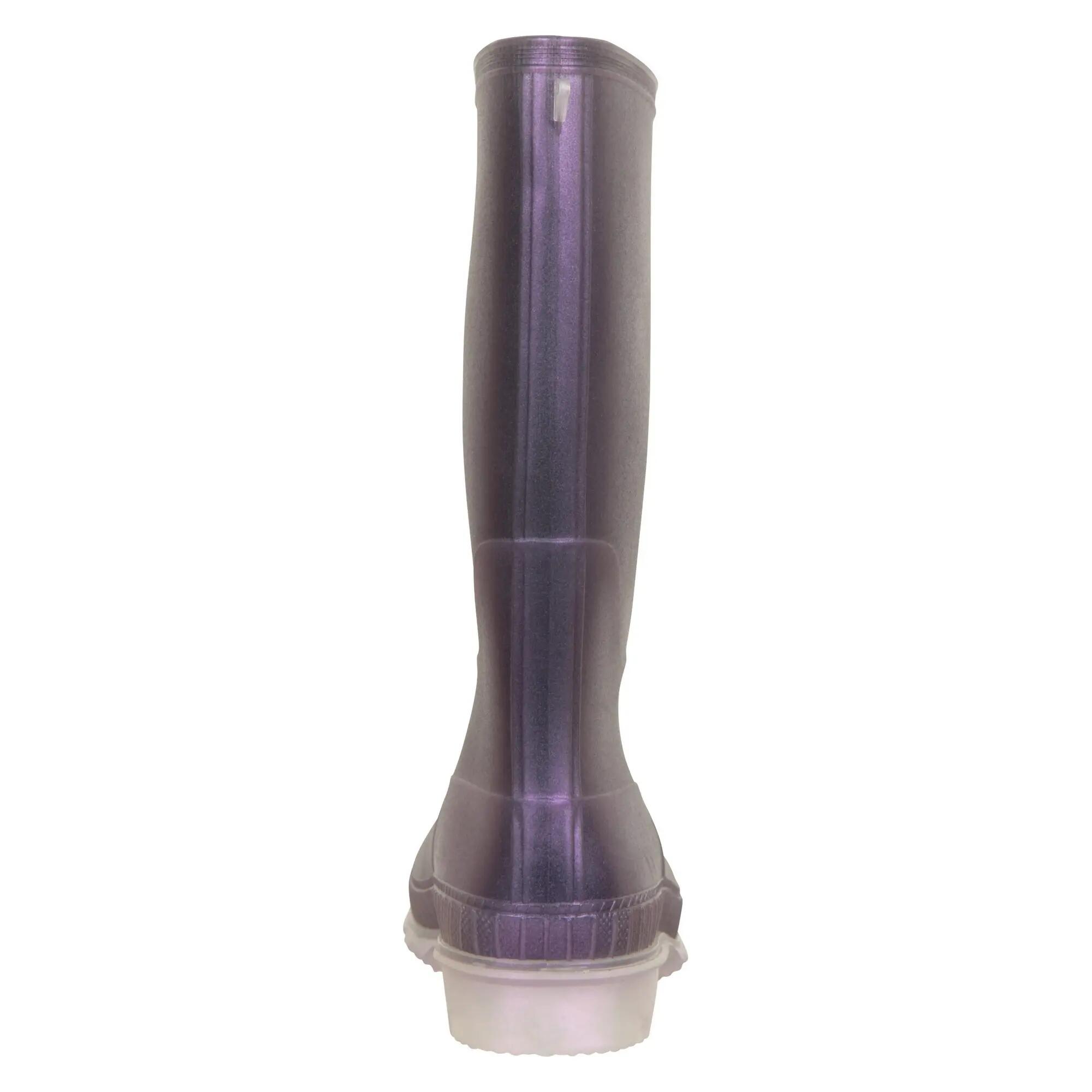 Bottes De Pluie Unies Enfant (Violet) 2/5