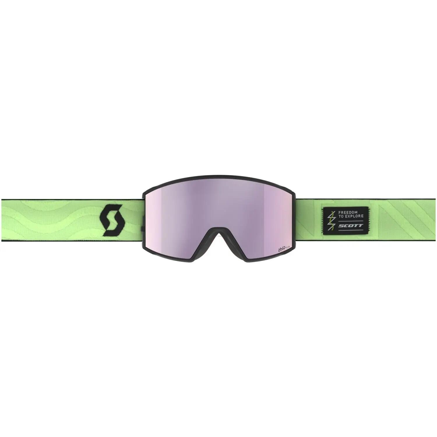 Máscara de esquí Scott REACT lente AMP LAV CHR S3 2/3