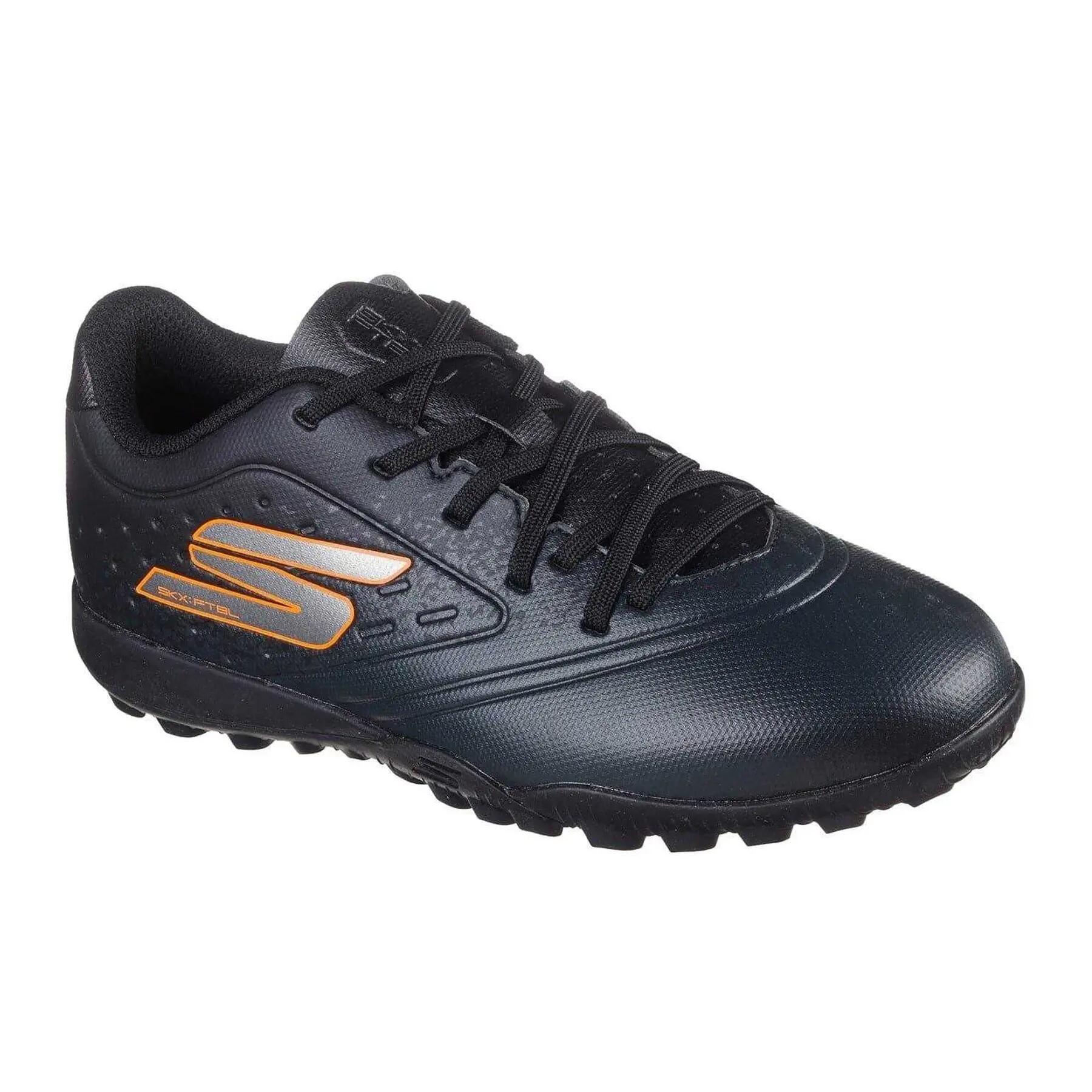 Chaussures De Foot Pour Terrain Artificiel RAZOR Enfant (Noir / Orange) 5/5