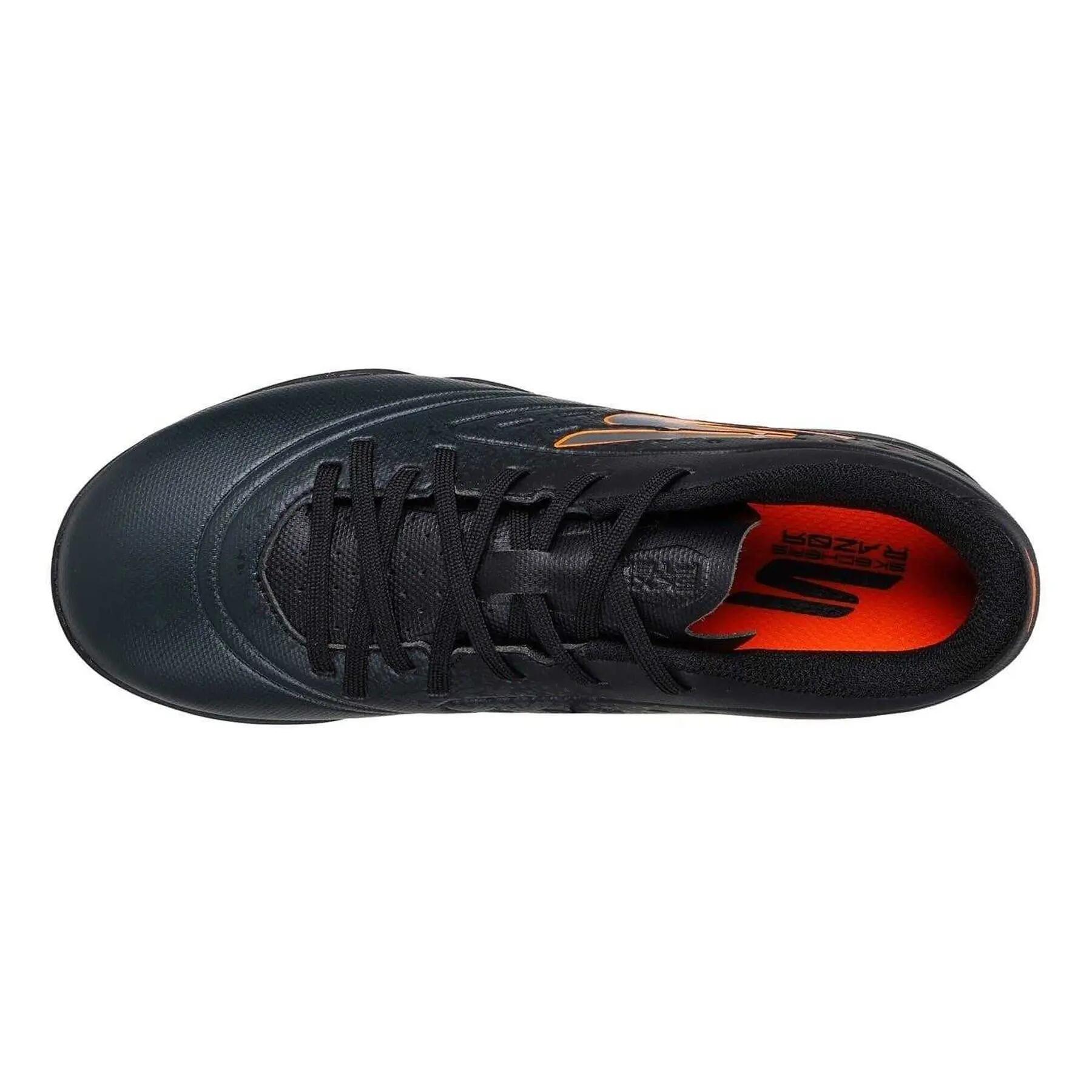 Chaussures De Foot Pour Terrain Artificiel RAZOR Enfant (Noir / Orange) 3/5