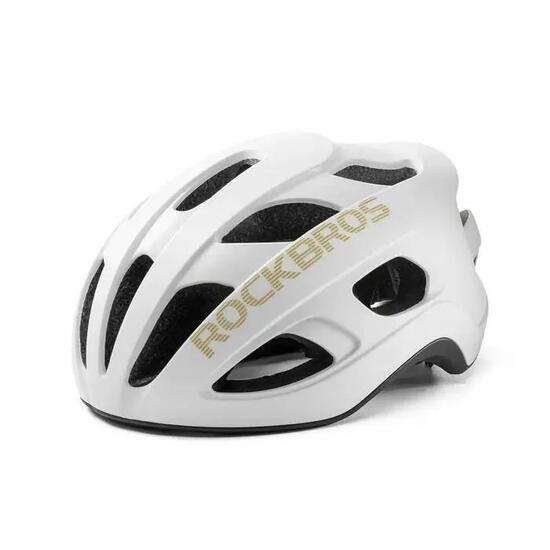 Kask rowerowy dla dorosłych (58-62 cm) czarny lśniący, połysk ionic+ ROCKBROS