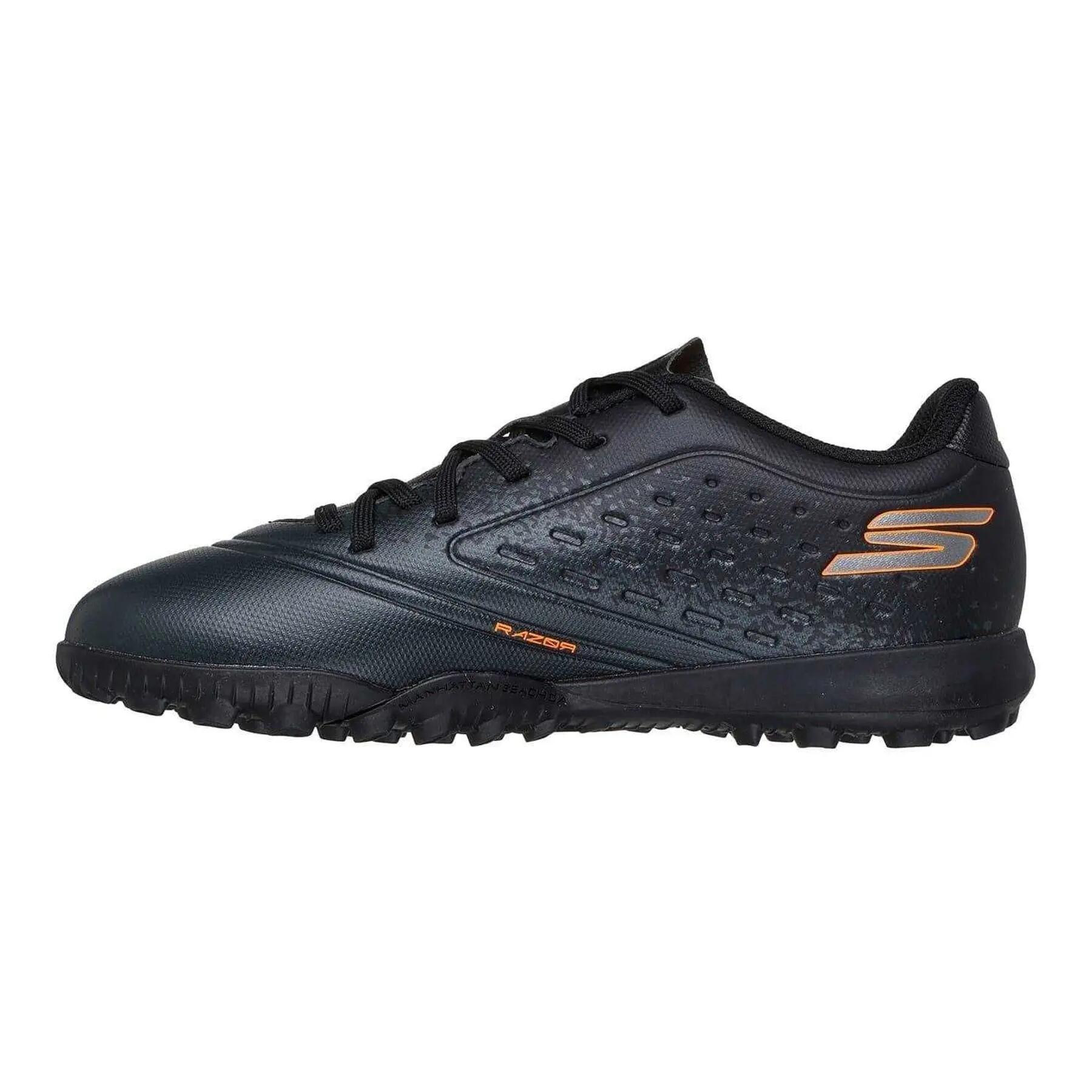 Chaussures De Foot Pour Terrain Artificiel RAZOR Enfant (Noir / Orange) 2/5