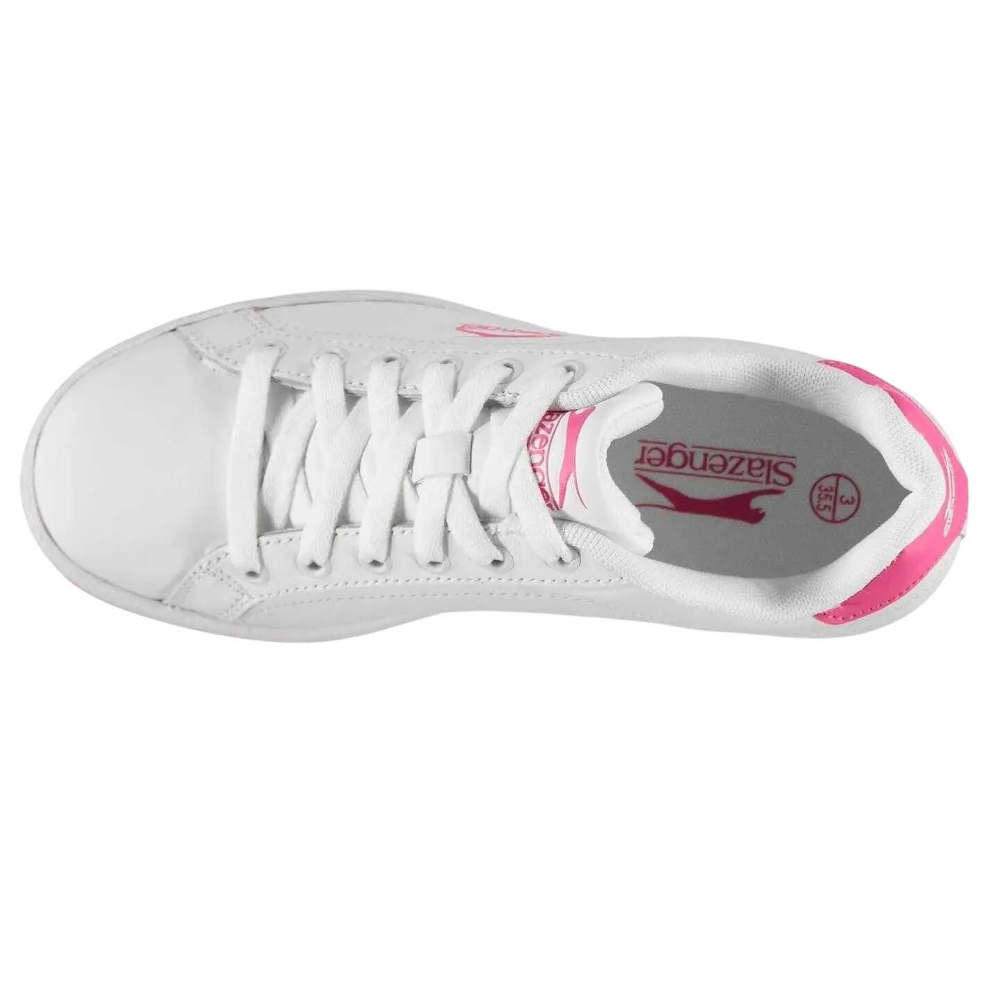 "Ash" Sneaker für , Leder, Flach Kinder Weiß/Kirsche 3/5