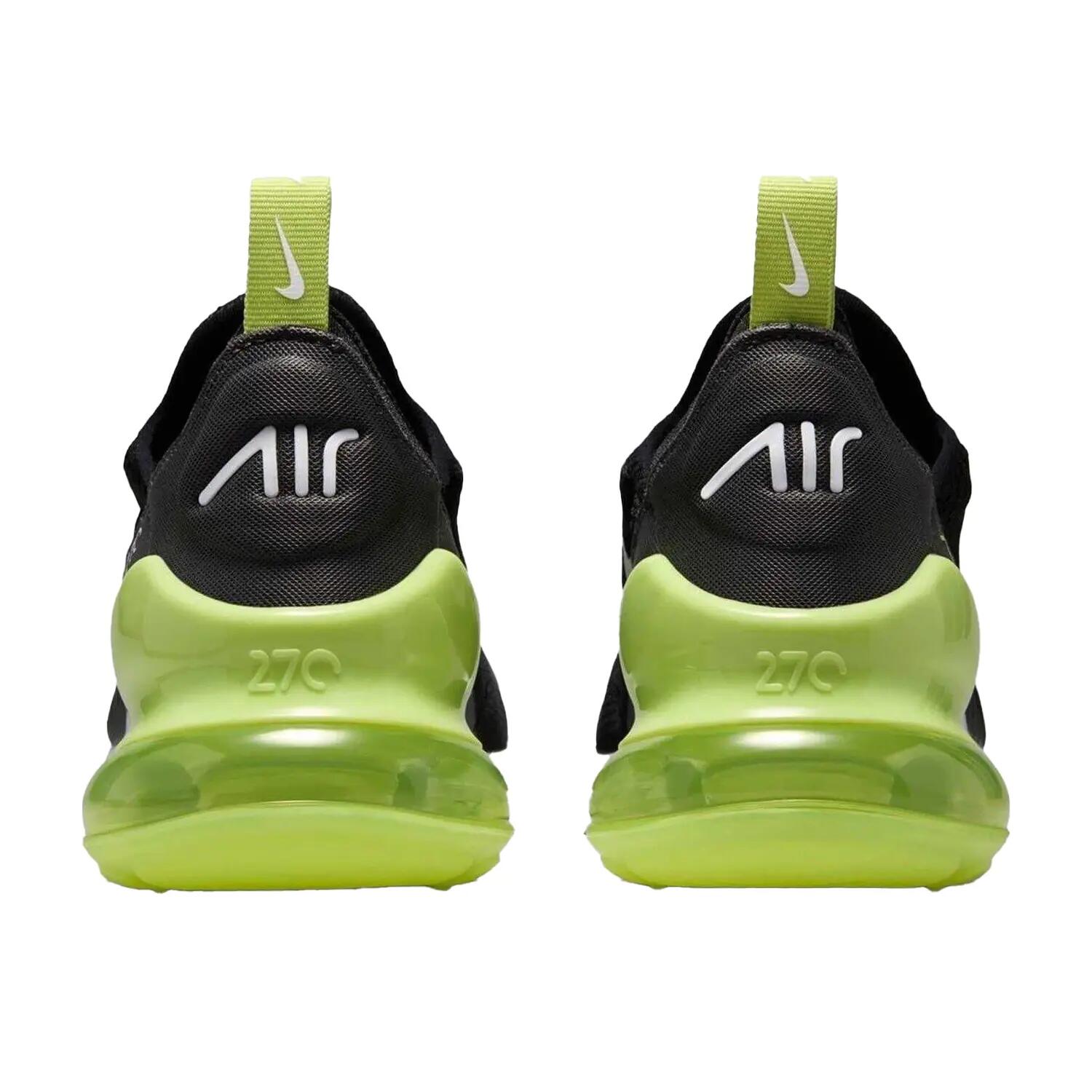 Baskets Motif/style Swoosh AIR MAX REACT Enfant (Noir / Citron) 2/4