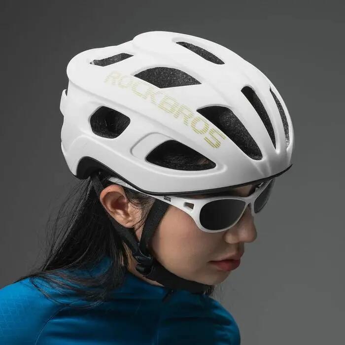 Kask rowerowy dla dorosłych (58-62 cm) biały mat ionic+ ROCKBROS 100049002 2/6