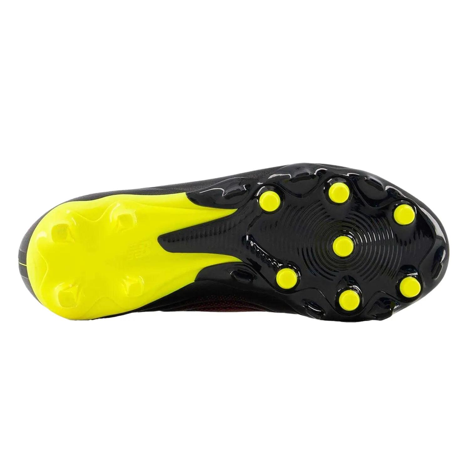 Chaussures De Foot Pour Terrain Ferme TEKELA Enfant (Noir / Jaune) 5/5