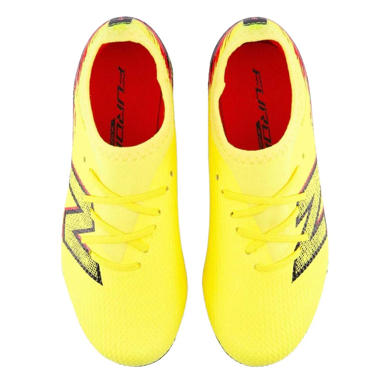 Chaussures De Foot Pour Terrain Ferme FURON Enfant (Jaune / Noir) 4/6
