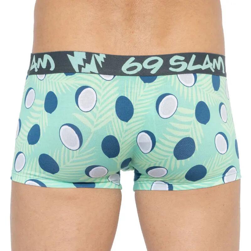 Pánské boxerky hip bamboo coco blue 3/4