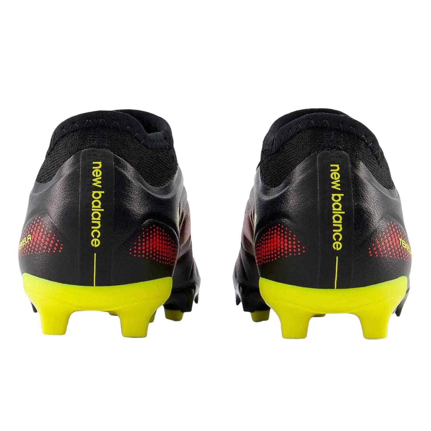 Chaussures De Foot Pour Terrain Ferme TEKELA Enfant (Noir / Jaune) 2/5