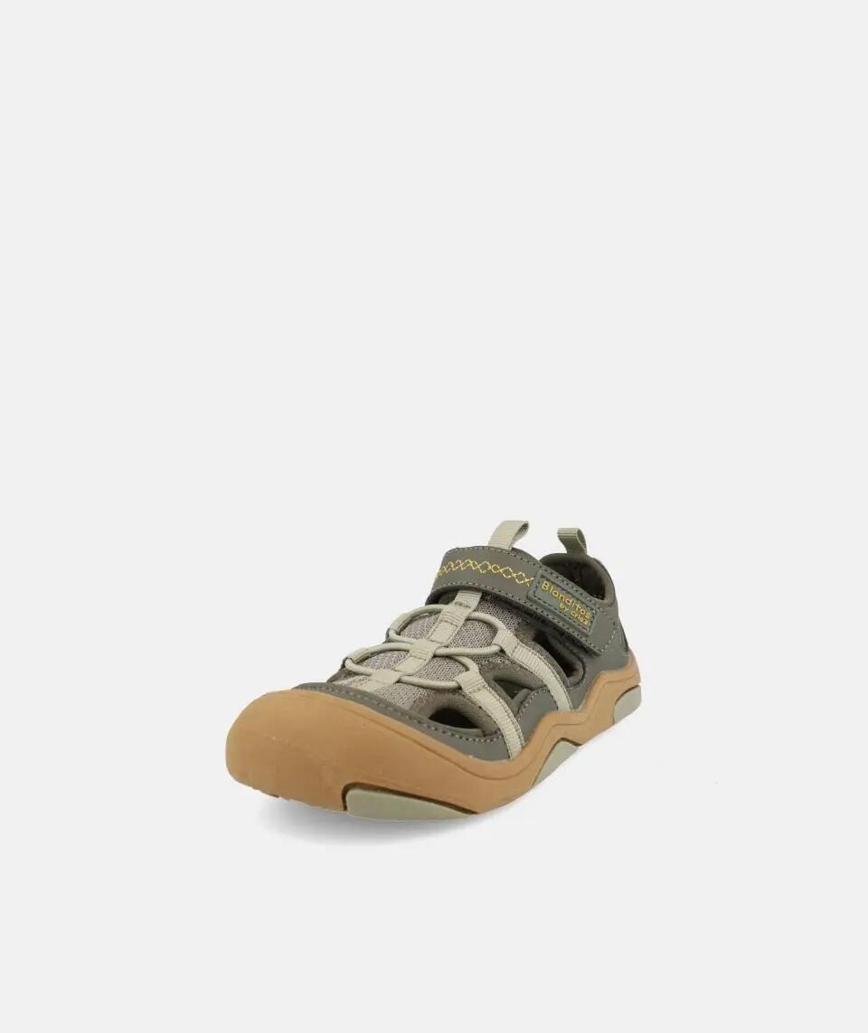 Sandalias Barefoot Olimpo verde 2/3