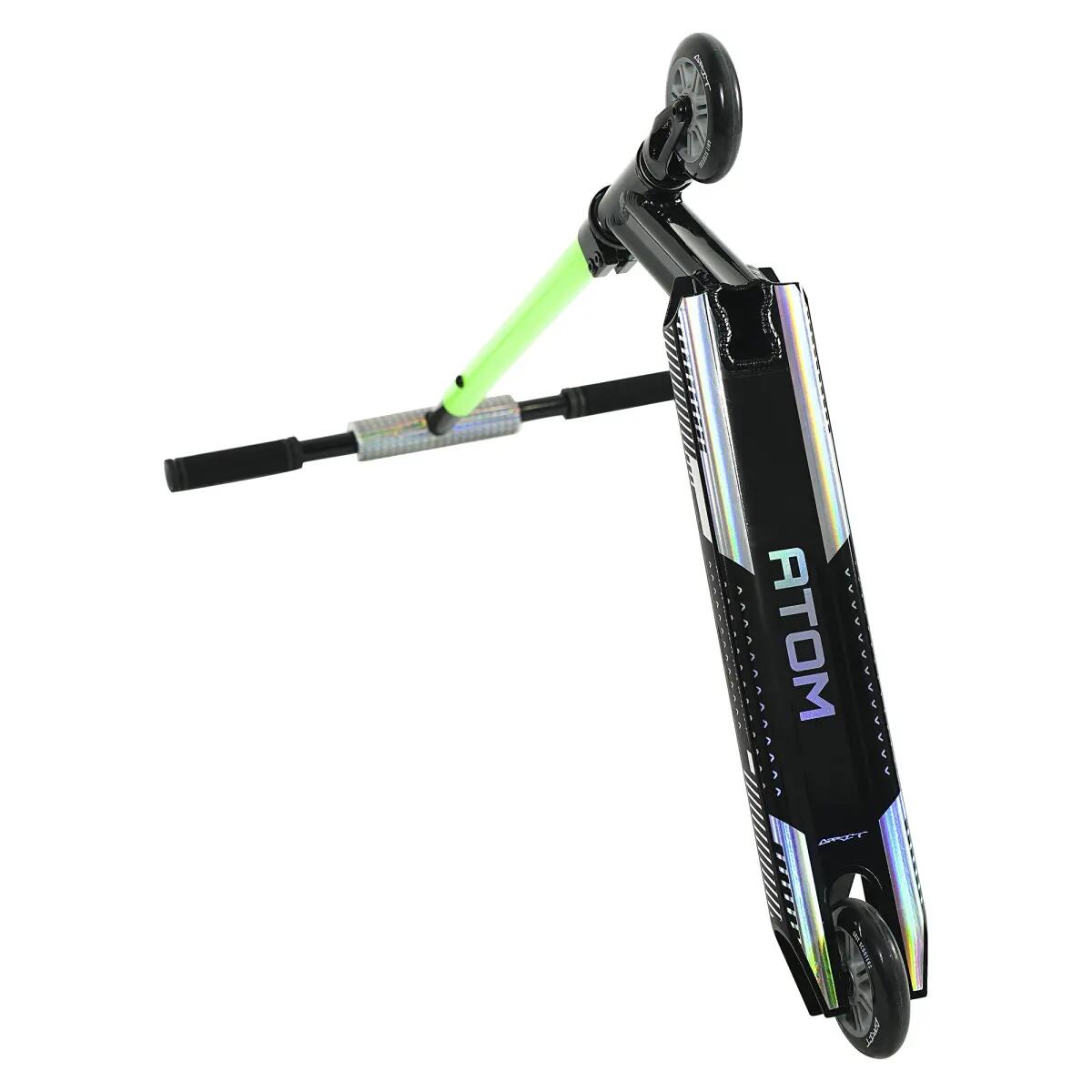 Trottinette Freestyle ATOM dès 6 ans - Noir-Vert 2/4