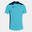 Maillot manches courtes Homme Joma Championship vi turquoise fluo bleu marine