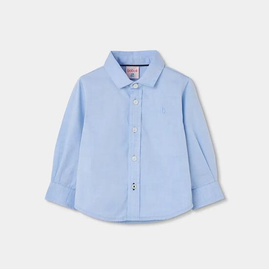 Chemise garçon manches longues Oxford