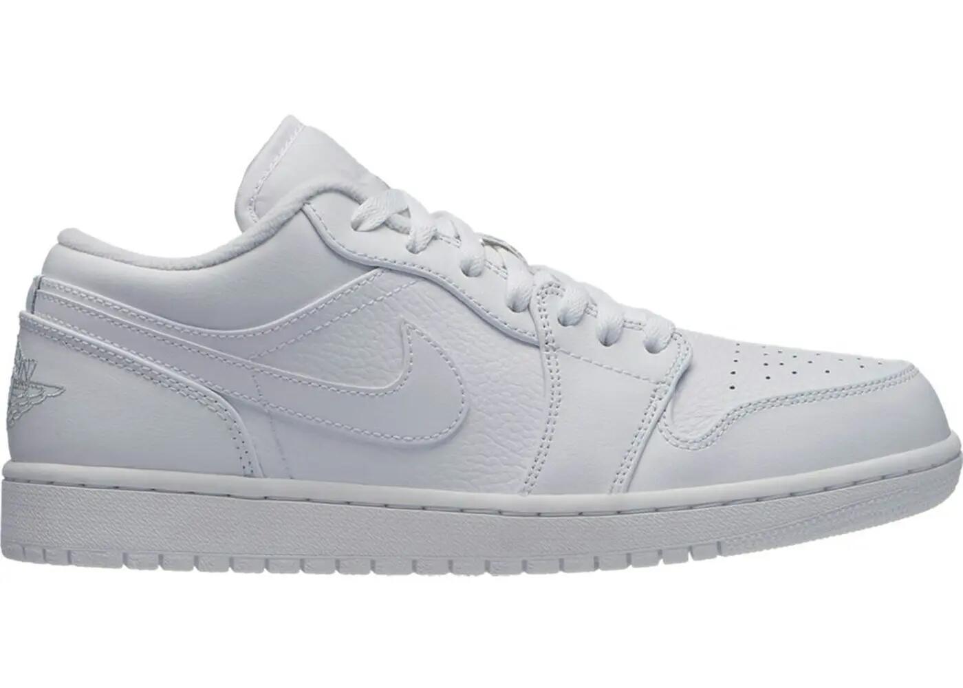 Chaussures - Marche - Hommes - Basses - Jordan 1 Low 2019 - Blanc 2/2