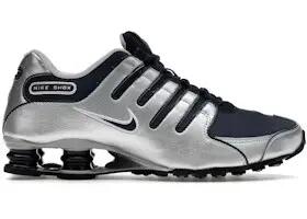 Nike Shox NZ pantofi sport bărbați Albastru marin Argintiu metalic