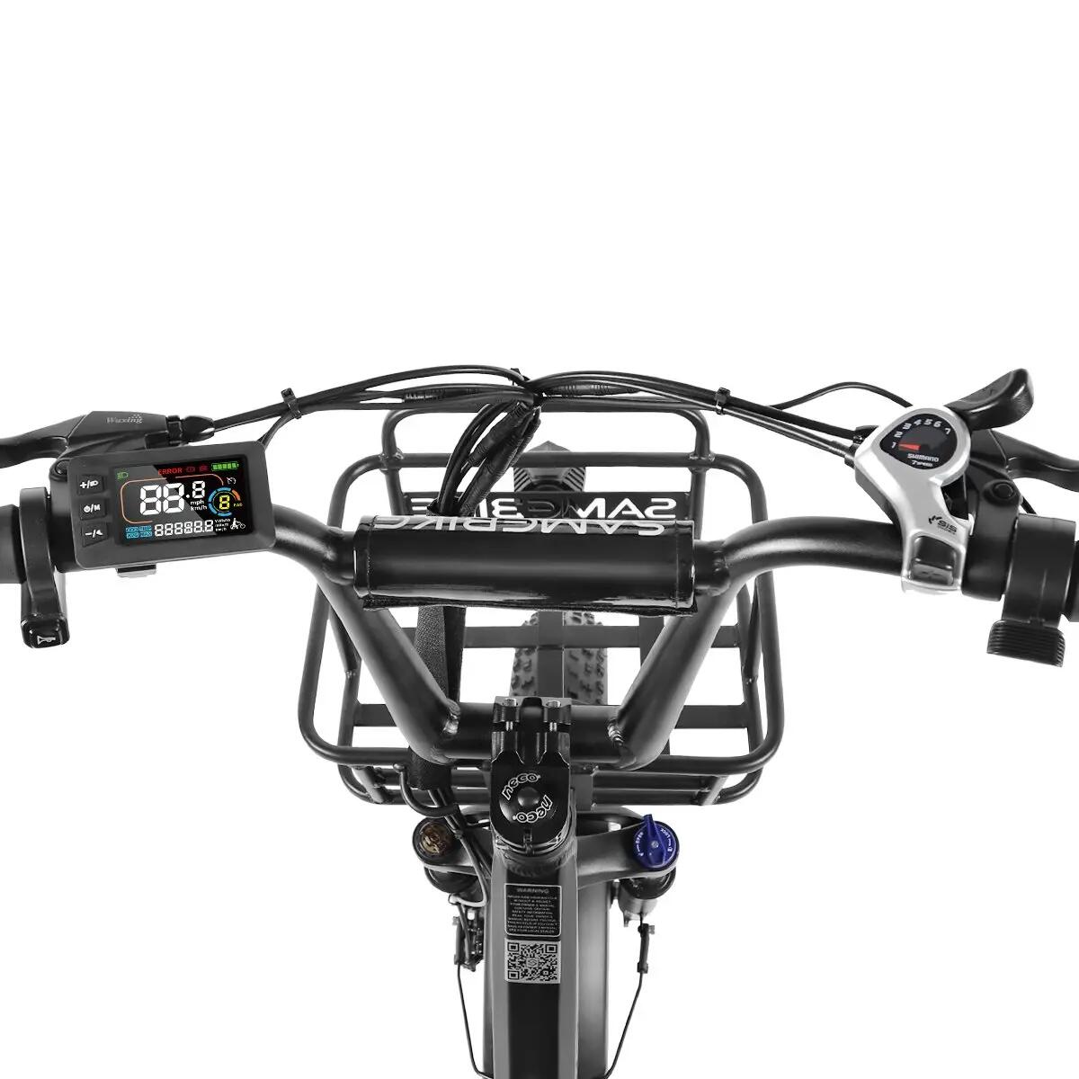 Bicicleta elétrica dobrável SAMEBIKE C05 Pro de 20 polegadas,bateria de 36V 13Ah 5/6