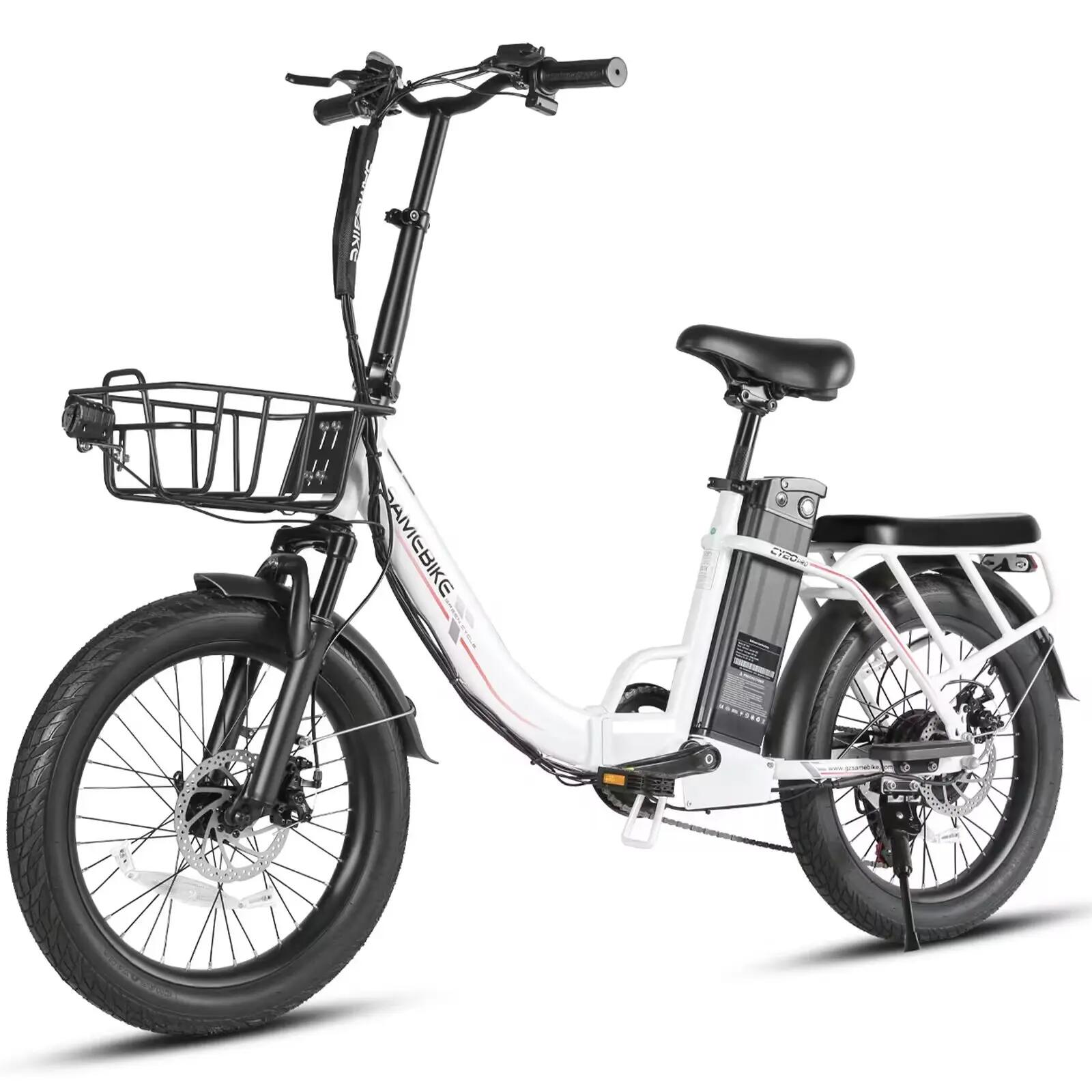 Bicicletta elettrica pieghevole CY20 Pro 20", 250 W, 48 V 13 Ah, 100 km 2/8