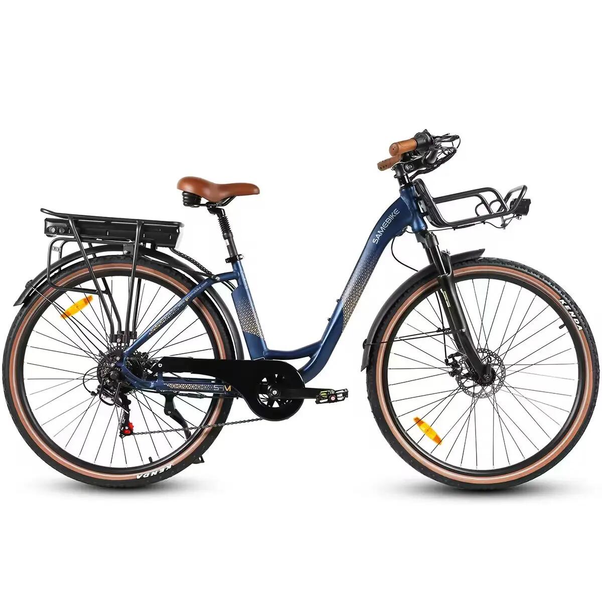 Bici Elettrica RS-A07 28" Batteria 36V 13Ah 80km Città Donna Shimano 7 Marce 4/7