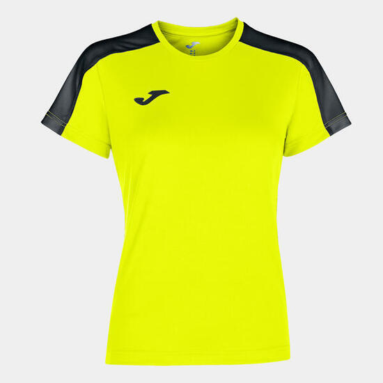 Maillot Manches Courtes Football Femme Joma Academy III Jaune Fluo
