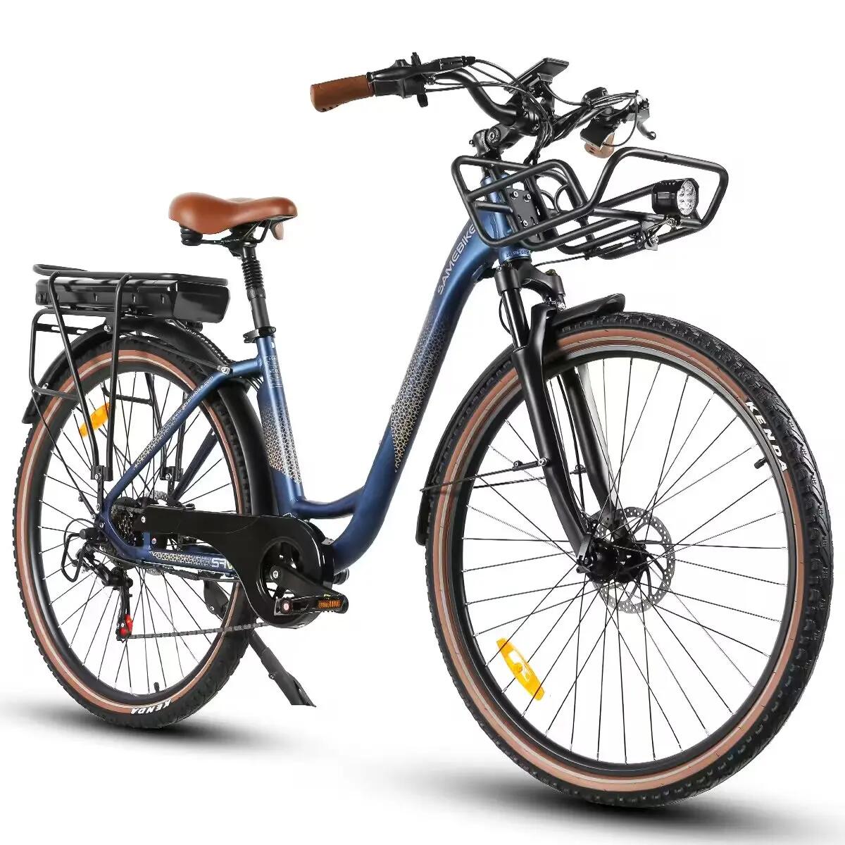 Bici Elettrica RS-A07 28" Batteria 36V 13Ah 80km Città Donna Shimano 7 Marce 3/7