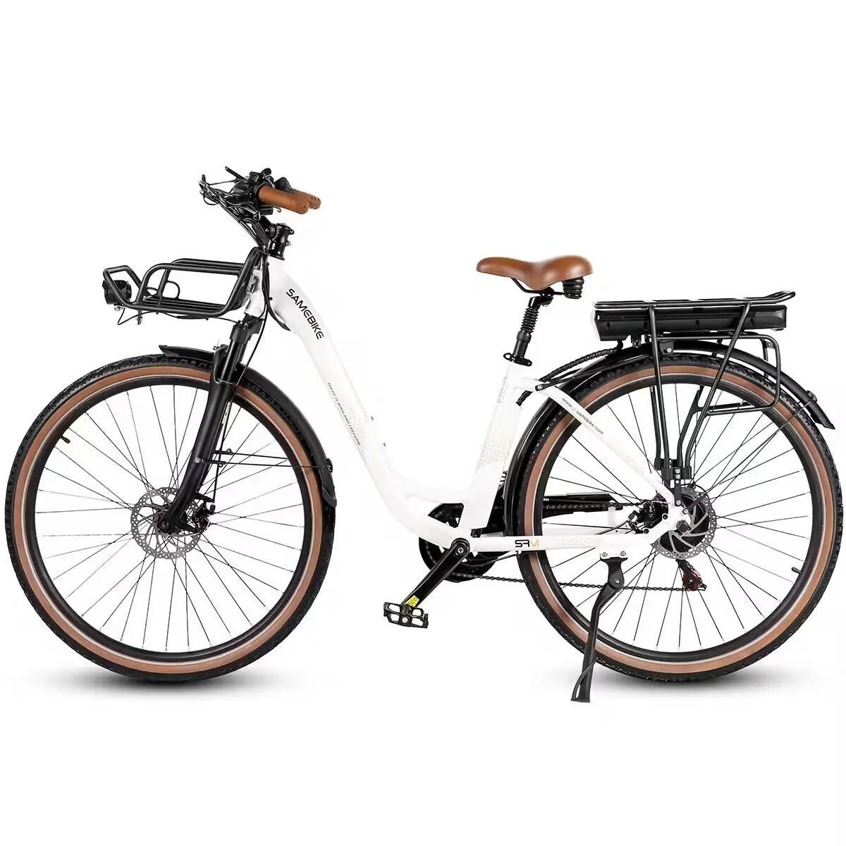 Bici Elettrica RS-A07 28" Batteria 36V 13Ah 80km Città Donna Shimano 7 Marce 3/7