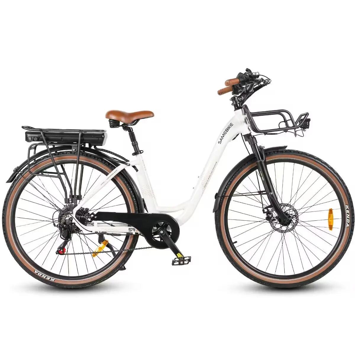 Bici Elettrica RS-A07 28" Batteria 36V 13Ah 80km Città Donna Shimano 7 Marce 2/7