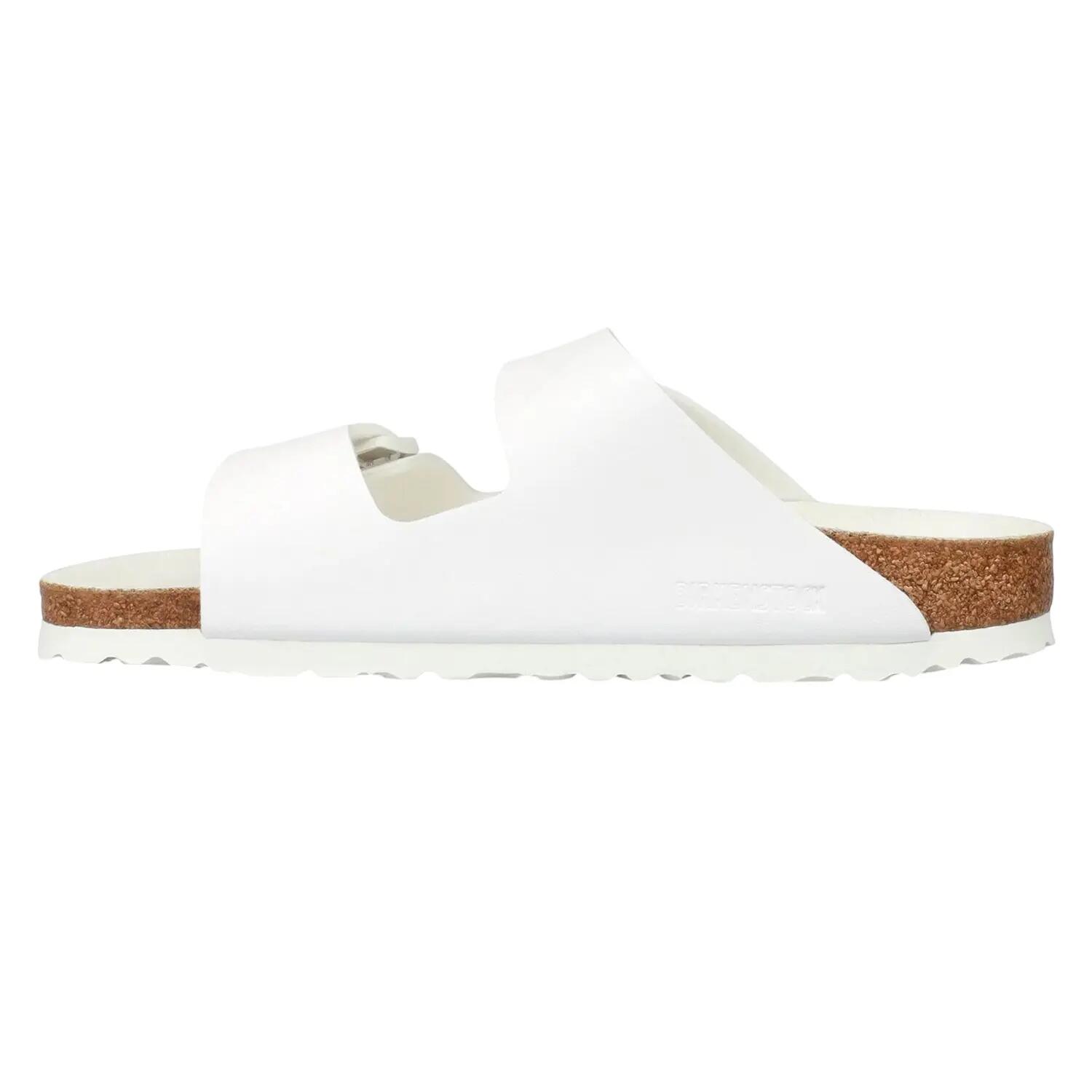 Sandales ARIZONA BIRK FLUR Femme (Triple Blanc) 2/4