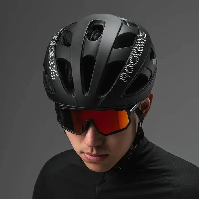 Kask rowerowy dla dorosłych (58-62 cm) czarny mat, ionic+ ROCKBROS 100049007 3/6