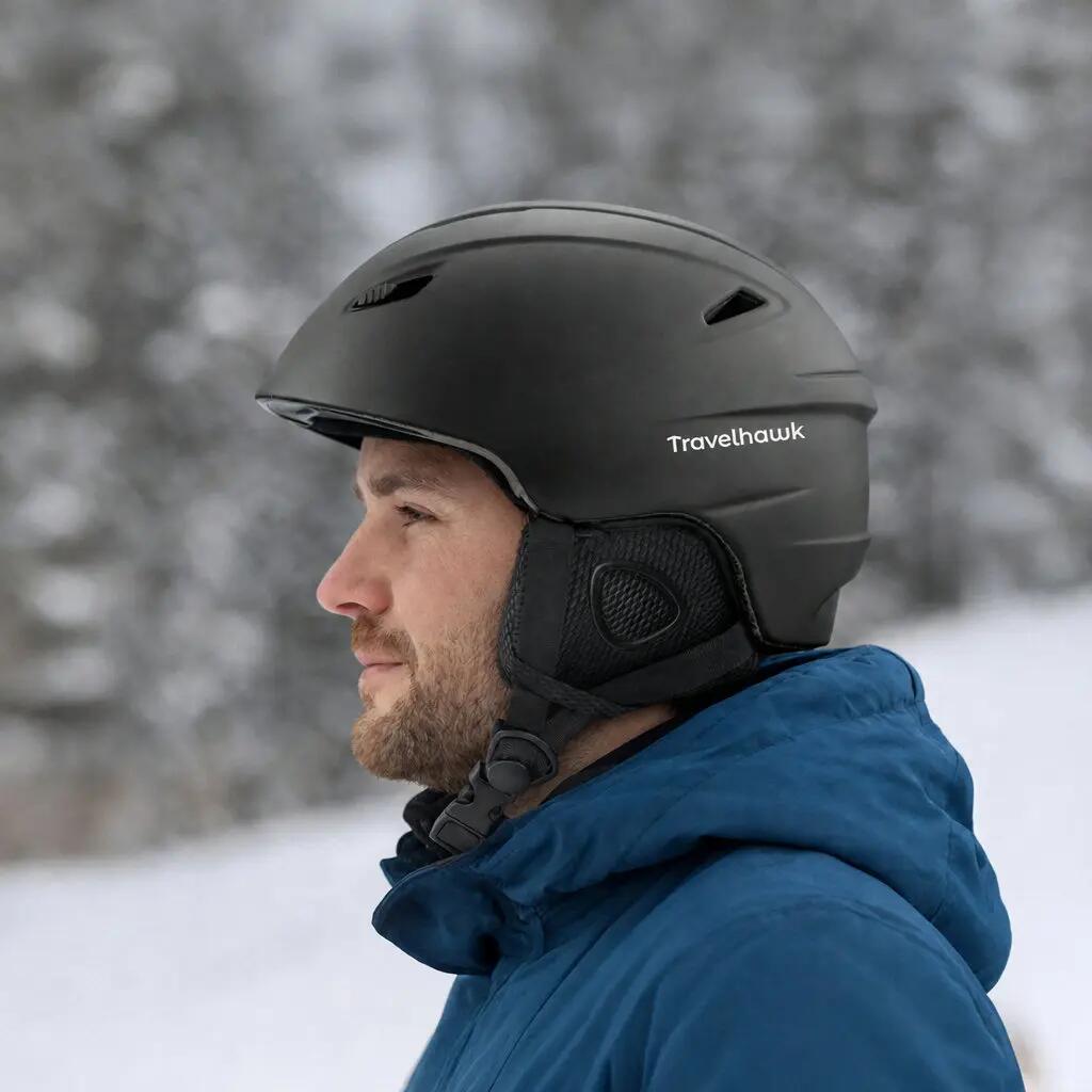 Skihelm - Unisex - Schwarz - S/M 5/6