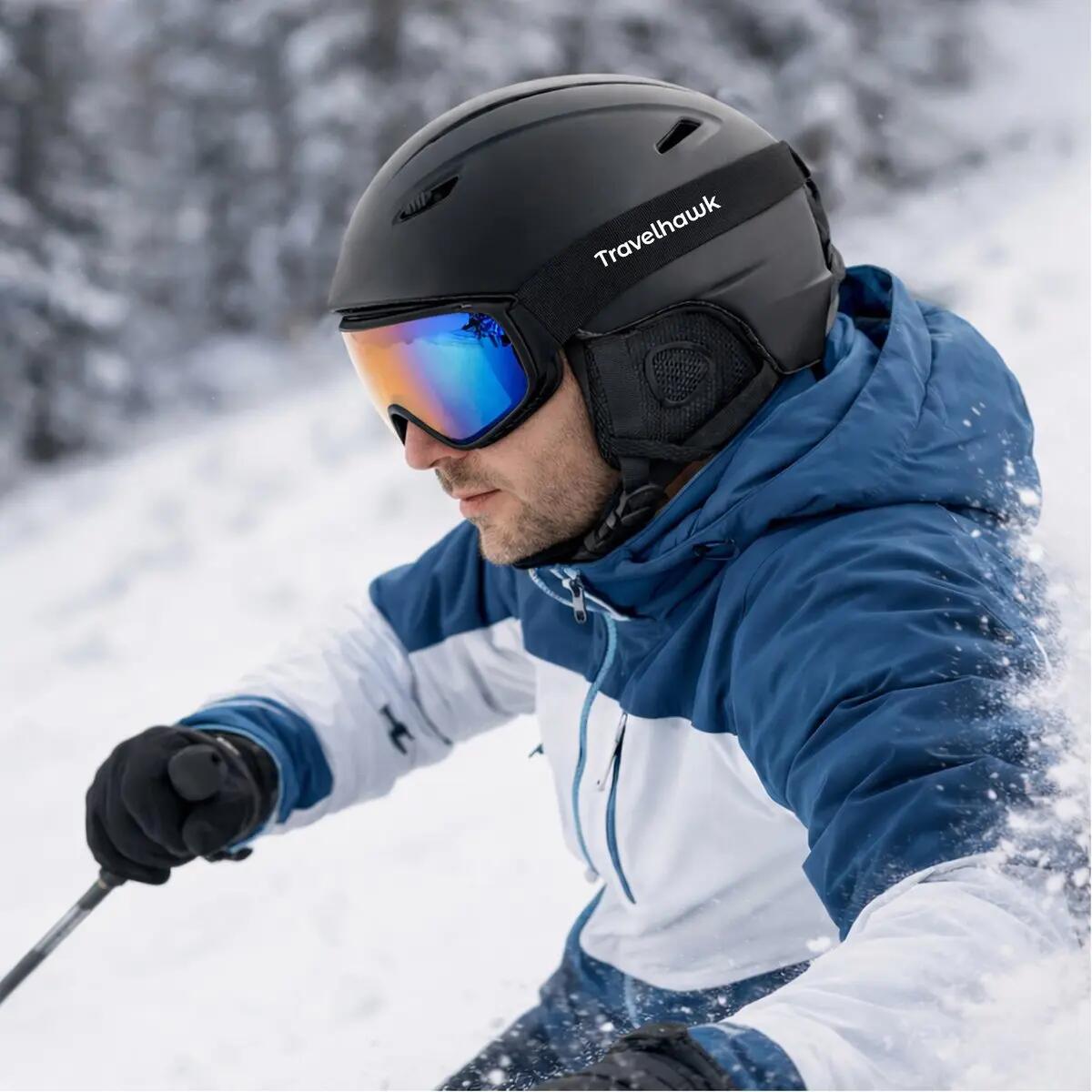 Skihelm - Unisex - Schwarz - S/M 4/6