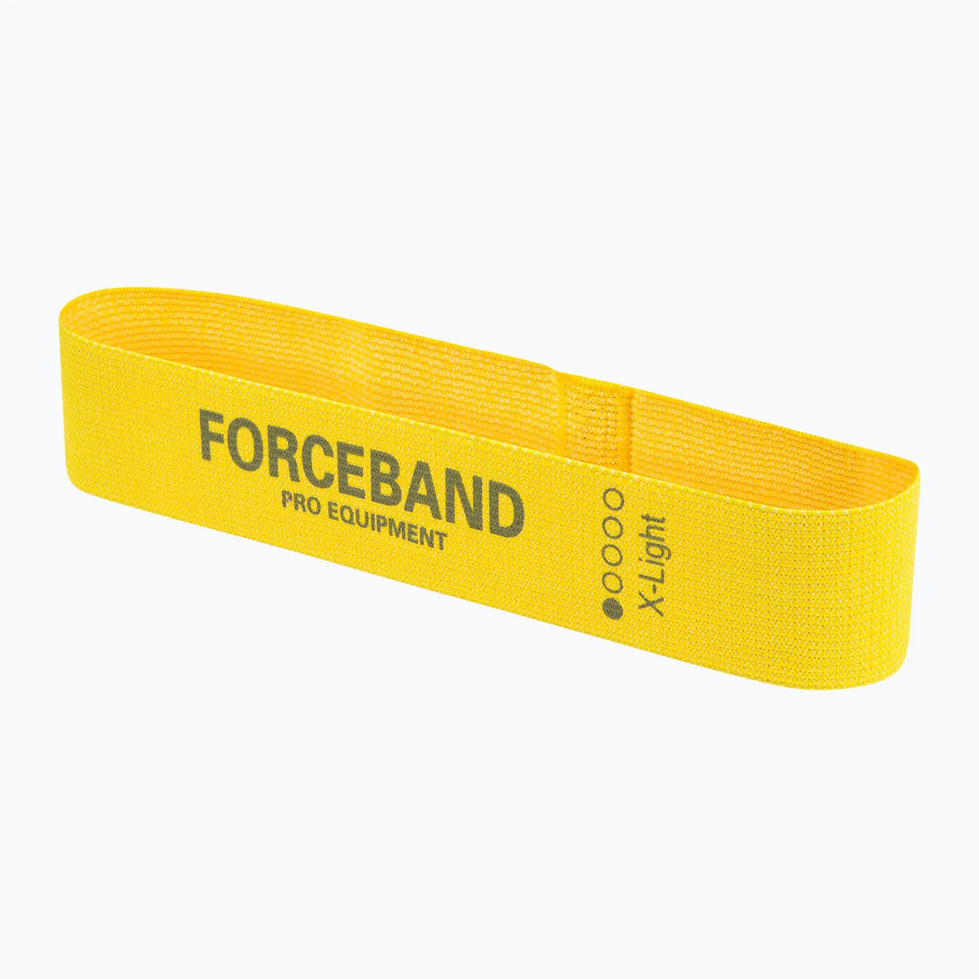 Zestaw taśm materiałowych do ćwiczeń FORCEBAND Mini Band 5 szt. + E-BOOK 3/7