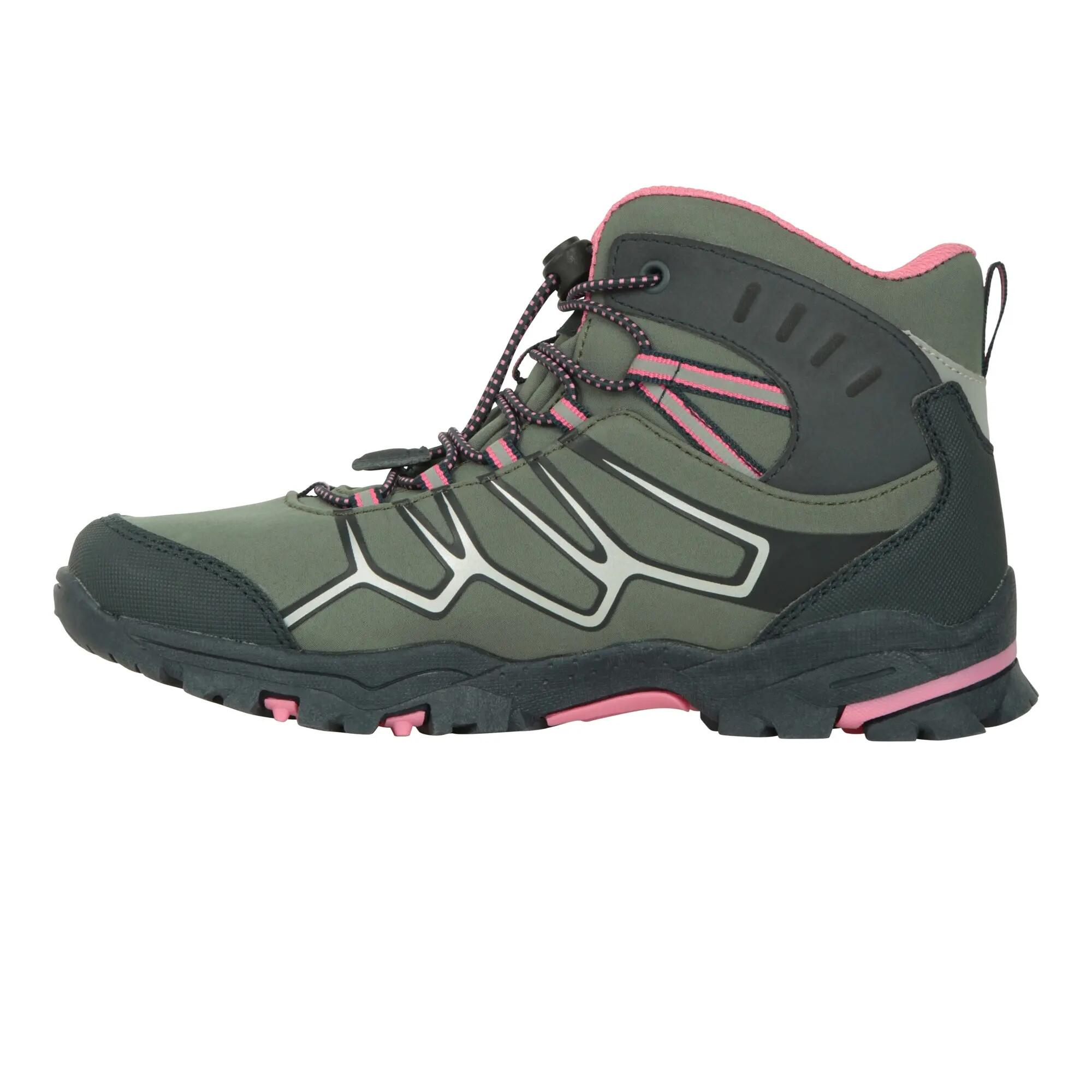 Childrens/Kids Softshell Walking Boots (Khaki) 3/6