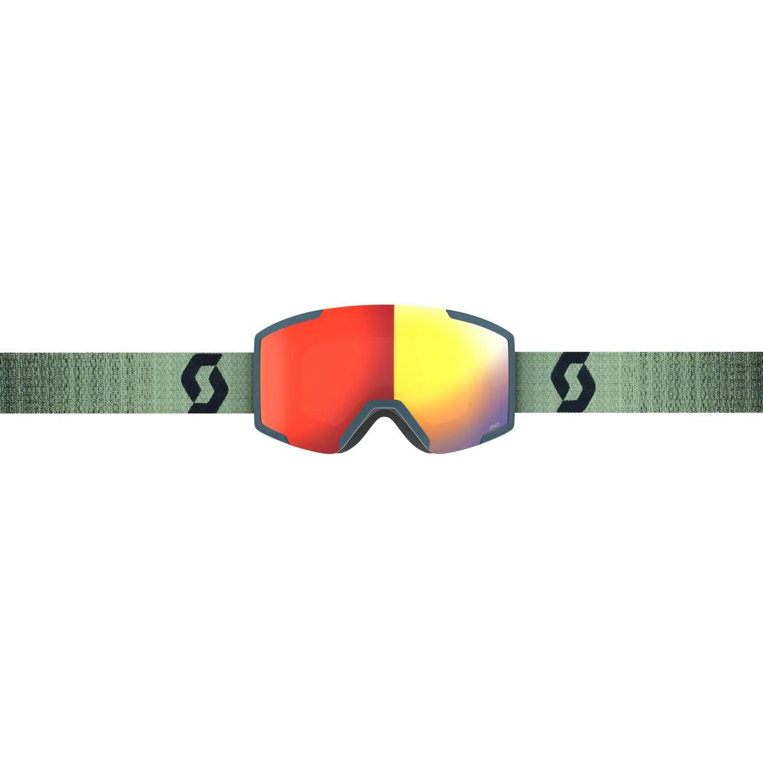Máscara de esquí Scott SHIELD lente AMP WHT CHR S2 2/3