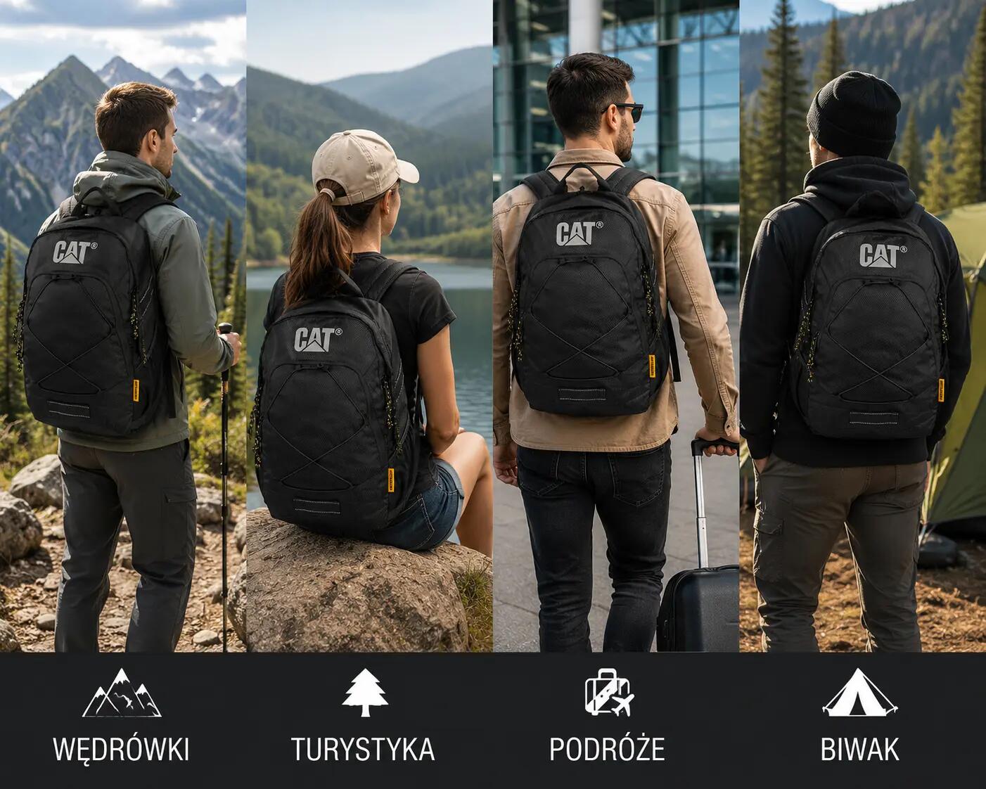 Plecak turystyczny kabinowy sportowy CATERPILLAR Matterhorn Backpack 84076-01 5/9