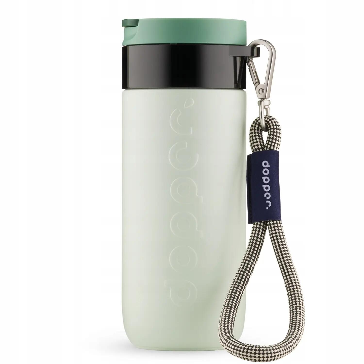 Opaska uchwyt do kubka termicznego Dopper Travel Mug czarny na nadgarstek 4/7