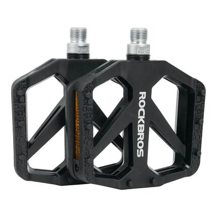 Pedały rowerowe platformowe Rockbros BP2602 nylonowe łożyska maszynowe 9/16 MTB