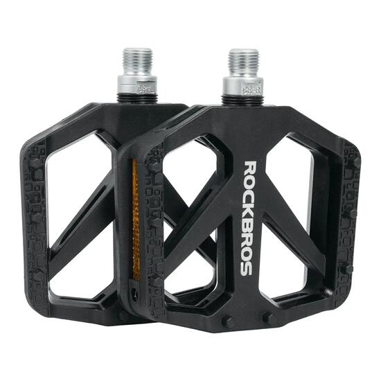Pedały rowerowe platformowe Rockbros BP2602 nylonowe łożyska maszynowe 9/16 MTB
