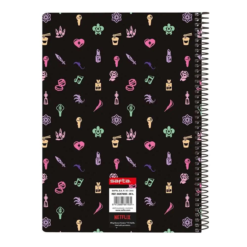 Kleines Spiralheft K-Pop Demon Hunters Stationery 15,5 x 1 x 22 cm 2/2