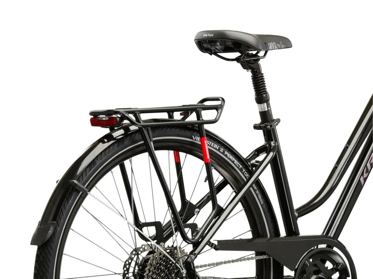 Rower trekkingowy damski Kross Trans 7.0 28" L(19") 20 biegów czarny/różowy 6/7