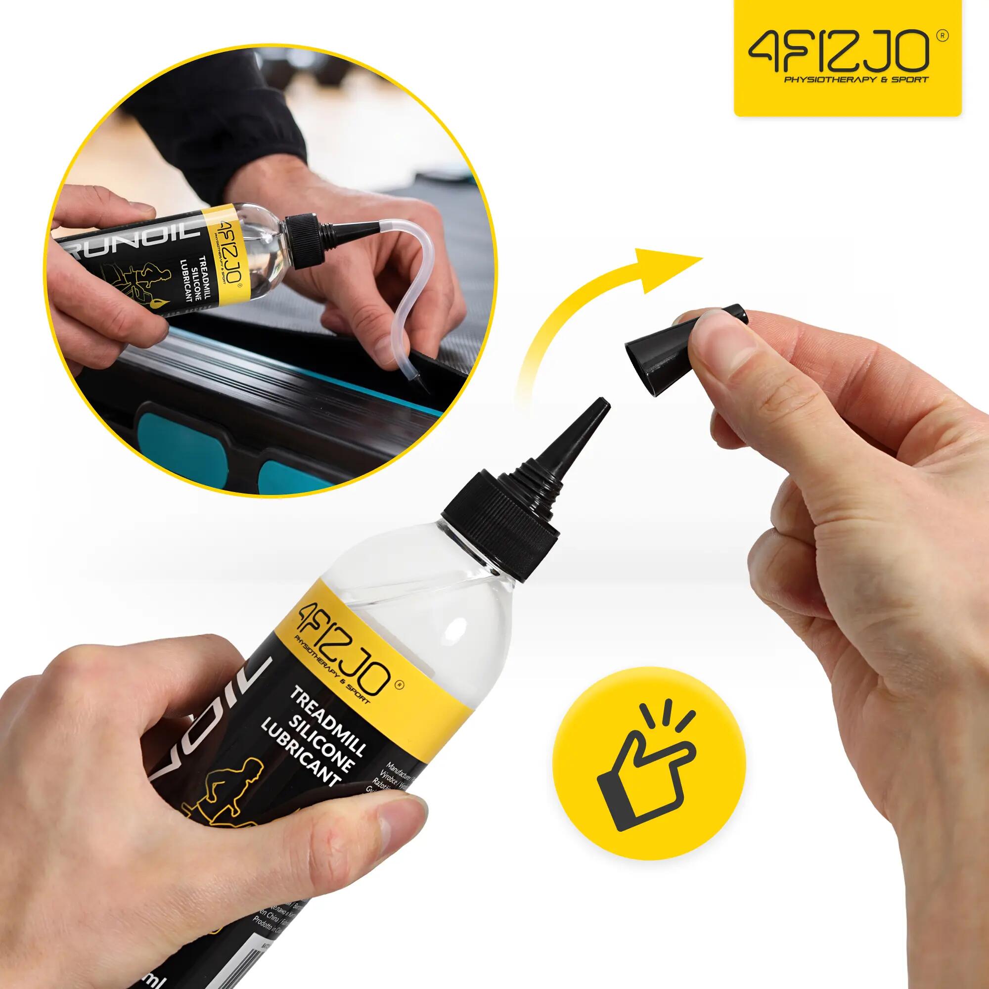 Smar silikonowy do bieżni olej do pasa RUNOIL 4FIZJO 250 ml 7/12
